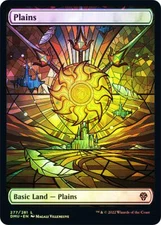 MTG FOIL Plains Full Art 277  - Dominaria United #277