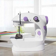 Macchina Da Cucire Portatile Elettrica - Mini Cucitrice Per Emergenze | Doppia Alimentazione Batterie/Corrente | Ideale Per Viaggi E Piccole Riparazioni