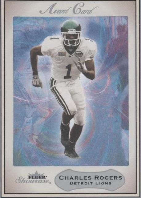 2003 Fleer Showcase Charles Rogers #107 - 1 of 2