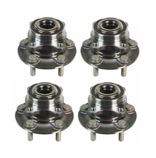 Moog Front & Rear Wheel Bearing and Hub Assemblies Kit For Ford Fusion MKZ