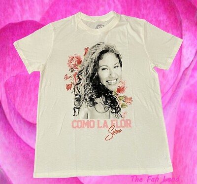 New Selena Como La Flor Like A Flower Classic Vintage Womans Juniors T-Shirt