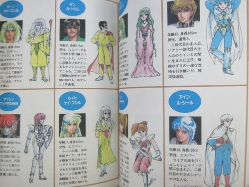 PHANTASY STAR III 3 Toki no Keishousha Official Guide Book Mega Drive 1990 TK08 - Picture 5 of 12