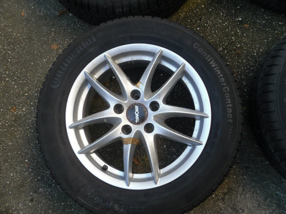 7 x16 ET 45  RONAL 48 ALUFELGEN LK 5x112 AUDI A4 A6 DAIMLER A,C, E KLASSE 225/55 - Bild 3 von 4