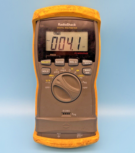 Radio Shack 22-812 LCD Screen Auto-Ranging AC Voltage Current Digital Multimeter - Picture 1 of 6