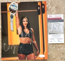 Cora Jade SIGNED Metallic Photo 8x10 Diva Autograph JSA Certified - WWE NXT