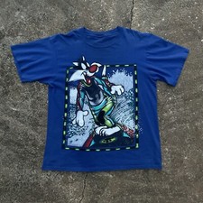 Vintage 1995 Sylvester Looney Tunes Warner Bros Cartoon Promo Shirt