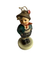 Schmid By Berta Hummel "Alpine Boy" 1984 3rd & Final Edition Ornament 4”  NIB