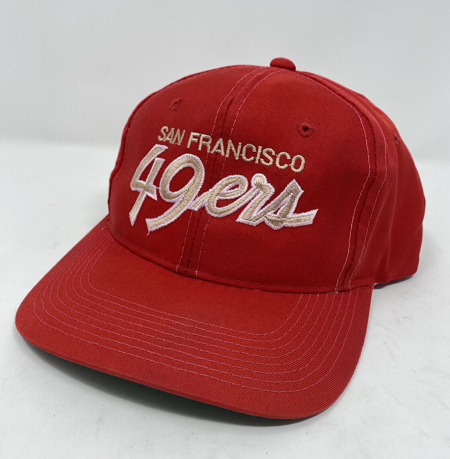 vintage sports specialties snapback san francisco 49ers script hat cap 90s