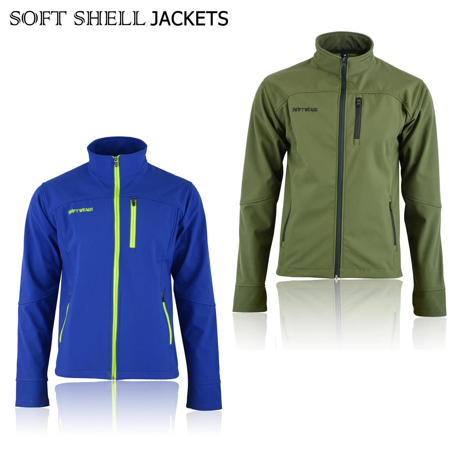 Soft Shell Fleece Lined Waterproof Windproof Outdoor Work Jacket Golf Men's UK
Opens in a new window