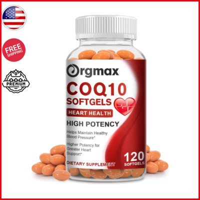 CoQ10 Coenzyme Q-10 Coenzyme 200mg Capsules BIOPERINE Antioxidant Heart Energy