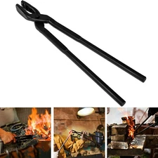 17inch Upgraded Blacksmith Tongs Wolf Jaw Blacksmithing Tongs For Beginner 430mm