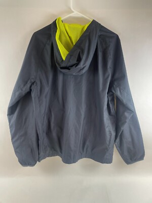 Star Jacket, Men's Size Medium, Gray Yellow, Full Zip