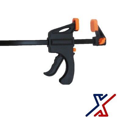4'' Nylon Ratcheting Quick Release Bar Clamp / Spreader by X1 Tools