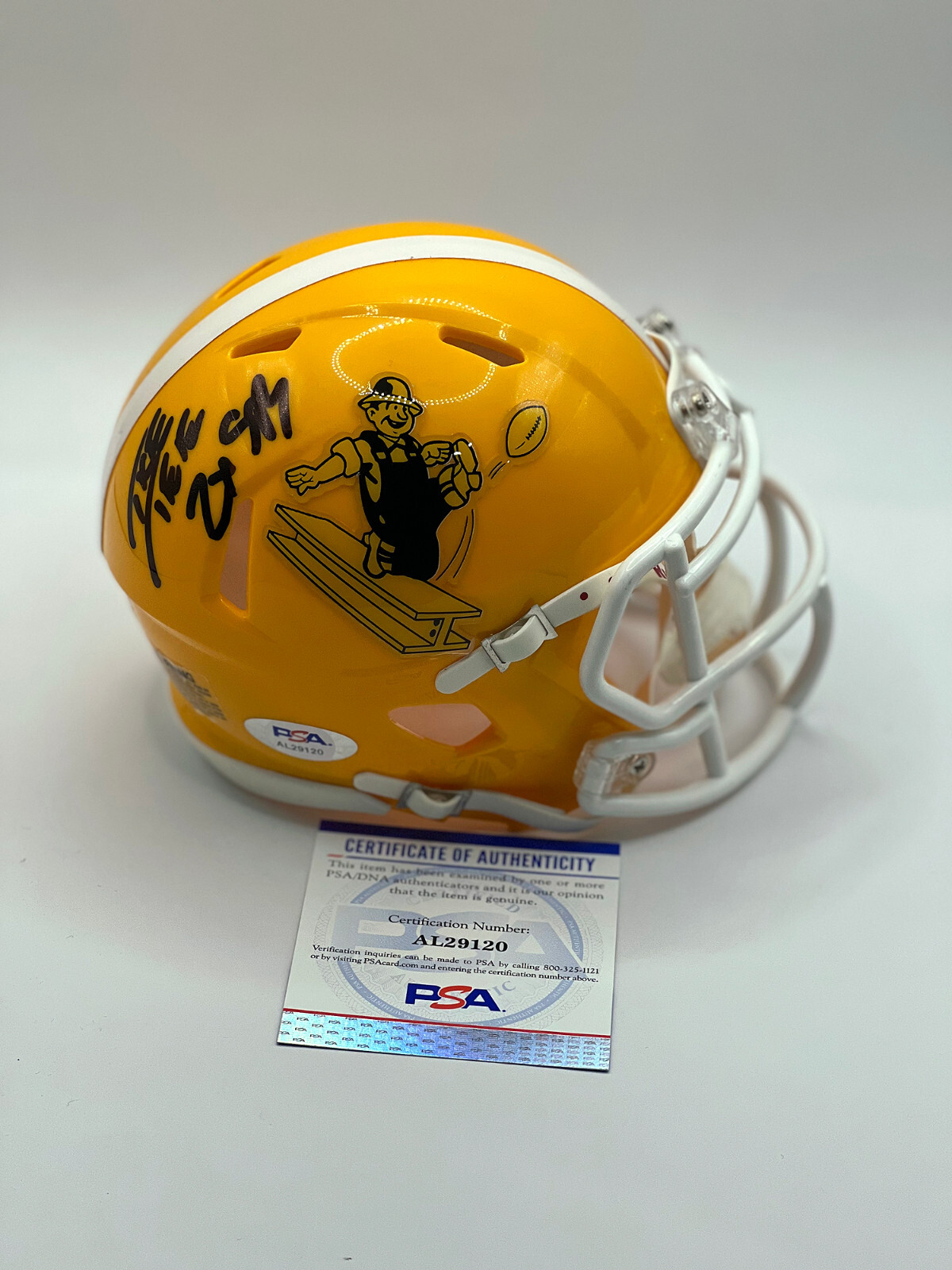 Ike Taylor Pittsburgh Steelers Signed Custom 1 1 Mini Helmet W Psa Coa B Ebay