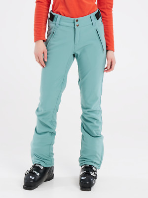 Protest Damen LOLE Crocodile Green Softshell Skihose Regular Bein Reg