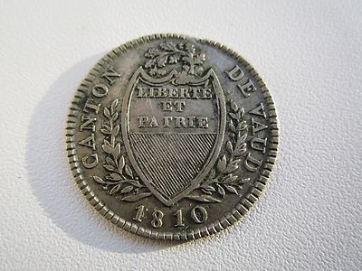 1810 SWITZERLAND CANTON VAUD 5 BATZEN