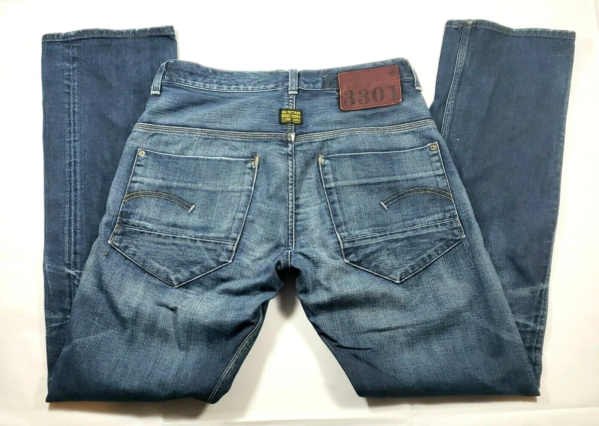 G Star Raw 3301 Men s Denim Jeans W32 L34