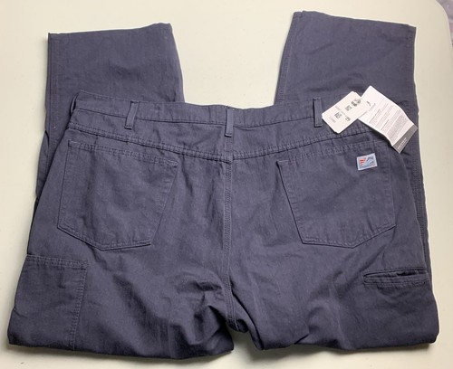 Tyndale Flame Fire Resistant Safety Work Wear Cargo Pants Blue 42x30 Welding NWT - Picture 11 of 19