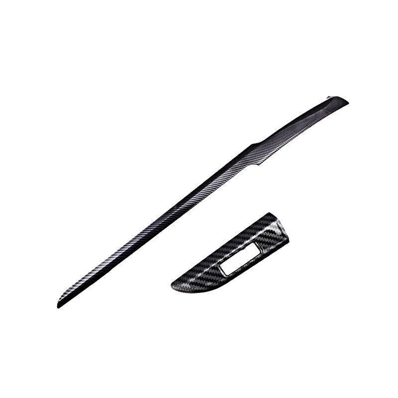 For Mazda 6 16-2017 Carbon Fiber interior Console Dashboard Strip Trim Covers 2x Foto 2 de 4