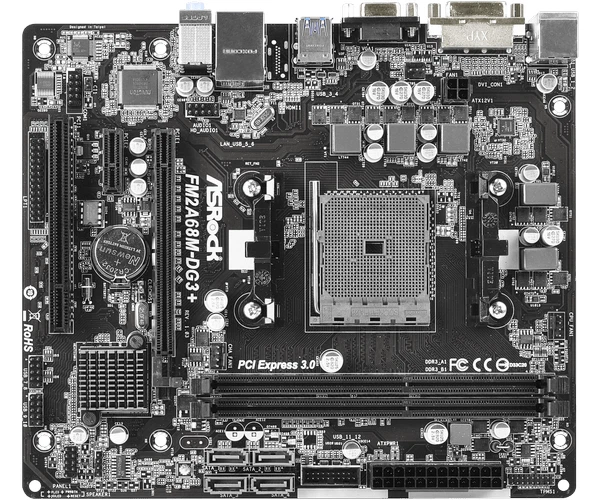 PLACA BASE ASROCK FM2A68M-DG3+ - Imagen 2 de 2