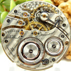m5 16 size 17 jewel Wwi era Antique Pocket watch movement Hampden Wm. McKinley
