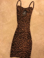 pretty little thing bodycon dress size 8