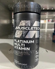 MuscleTech PLATINUM MULTIVITAMIN 90ct  Free Shipping EXP 8/2027