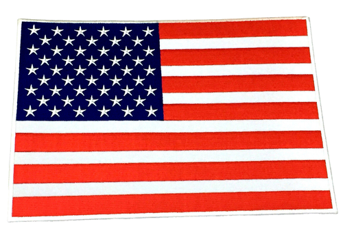 Large US Flag Patch XXL American 11 Inch USA Army Military Embroidered Veteran - Picture 2 of 4