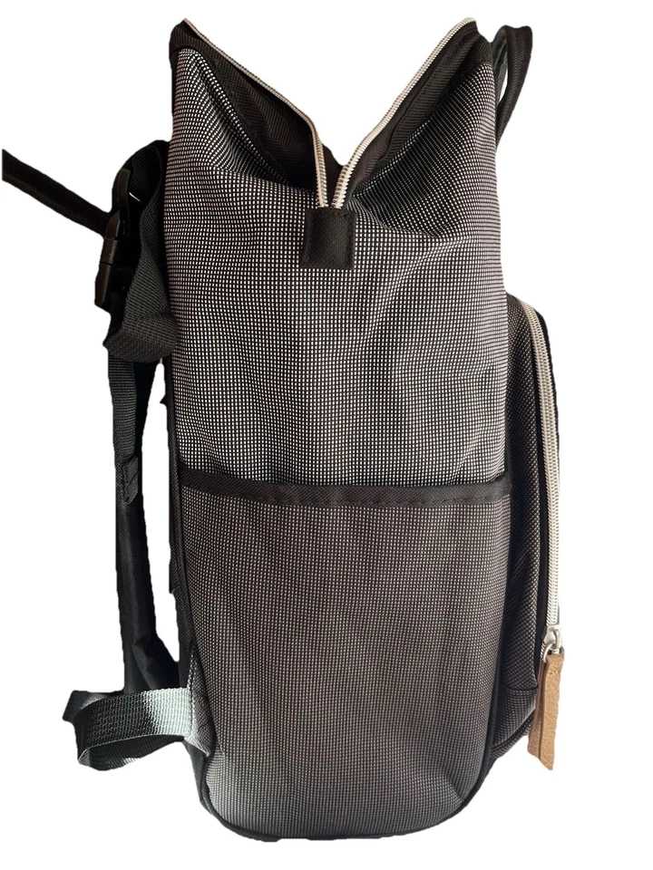 bb gear полный доступ рюкзак сумка для подгузников. Черные/серые петли для колясок с 9 карманами - Изображение 3 из 4