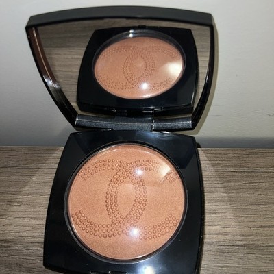 CHANEL Les Symboles De Chanel Oversize Illuminating Face Powder Warm Gold NIB
