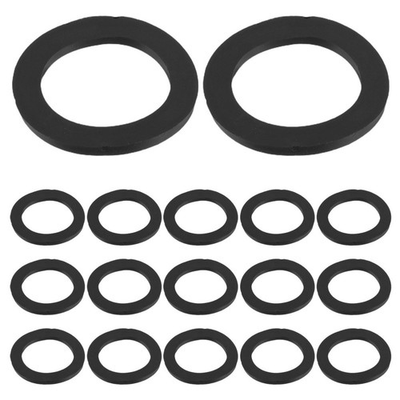 #ad 100 Pcs Fastening Rubber Ring Anti slip Dumbbell Washers Barbell Weight $20.49