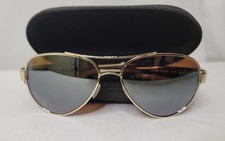 Costa Del Mar LORETO Polarized Sunglasses Brushed Gold/Gold Mirror Glass 06S4006