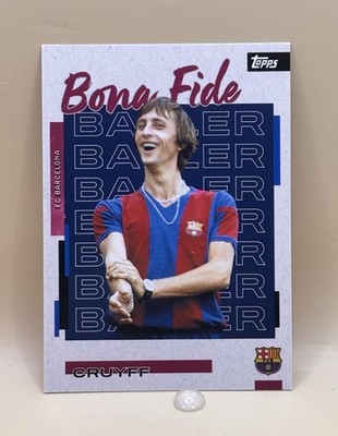 Topps FC Barcelona Team Set 2025 No. 21 Johan Cruyff Bona Fide Baller