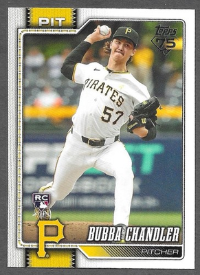 #ad #ad Bubba Chandler 2026 Topps Series One RC 🇺🇸 Pirates New Ace #283 $1.25