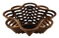 Couchtisch Kaffeetisch Holz Wohnzimmer Braun Rund Modern Freistehend