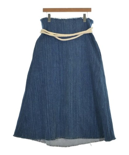 CristaSeya Knee-length Skirts Blue S 2200567436078 - Picture 2 of 5