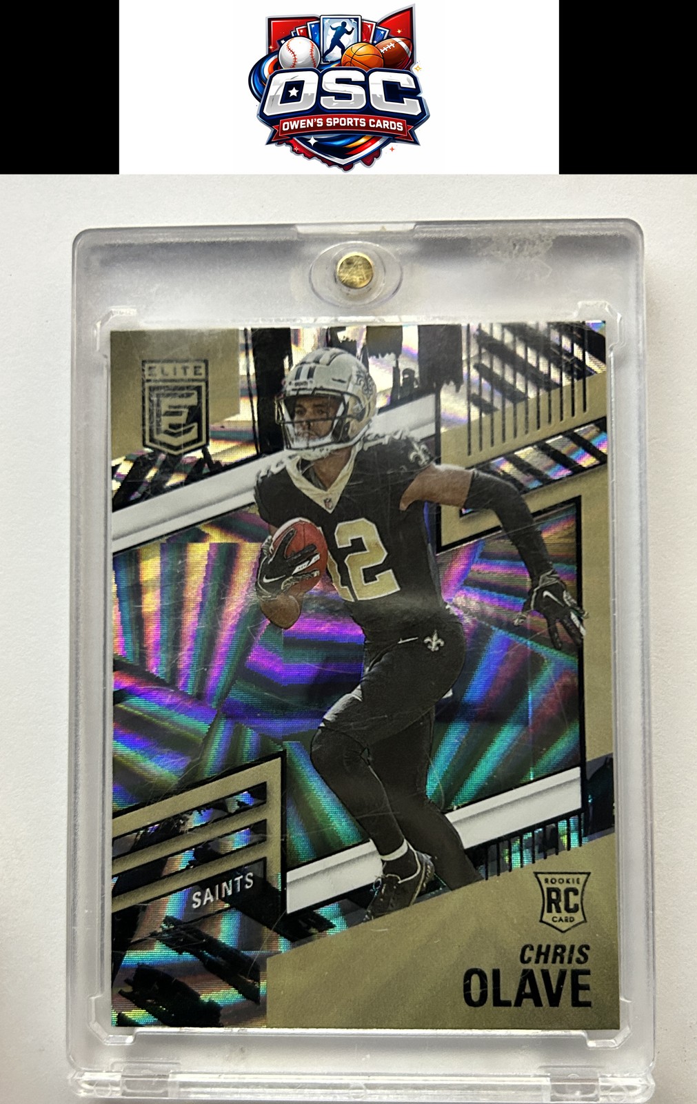 2022 Donruss Elite #122 Chris Olave Razzle Dazzle