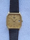 VTG Pulsar By Seiko Men's Quartz Watch Gold Leather Strap Y112-5149 -New Battery