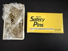 Prym DRITZ PM BRG 2/0 OPEN Bulk Brass Safety Pins HALF of a 10 gross box