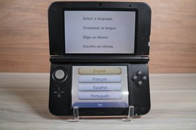 Nintendo 3DS XL black SPR-001 US Version CLEANED TESTED OEM stylus w/ charger