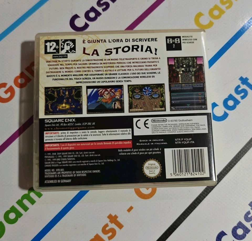 CHRONO TRIGGER NINTENDO DS ITALIANO COMPLETO COME NUOVO - Immagine 2 di 4