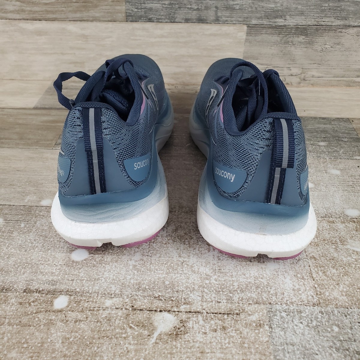 Saucony Tempus Womens Shoes Sz Mirage Navy Lace Up Low Top