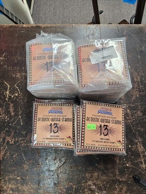 34 Sets DUCK'S DELUXE Phosphor Bronze Acoustic  Strings 013-056 Medium 13s 