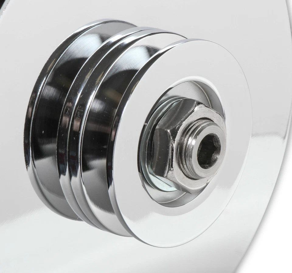 Alternador de 1 cable Mr. Gasket 51203CG - 140 amperios - acabado cromado Foto 2 de 4