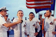 APOLLO 8 ASTRONAUTS BORMAN, LOVELL & ANDERS PHOTOGRAPH PHOTO PRINT