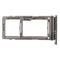 Original Sim Kartenhalter FüR G973F Samsung Galaxy S10 Duos Prism Black, Schwarz