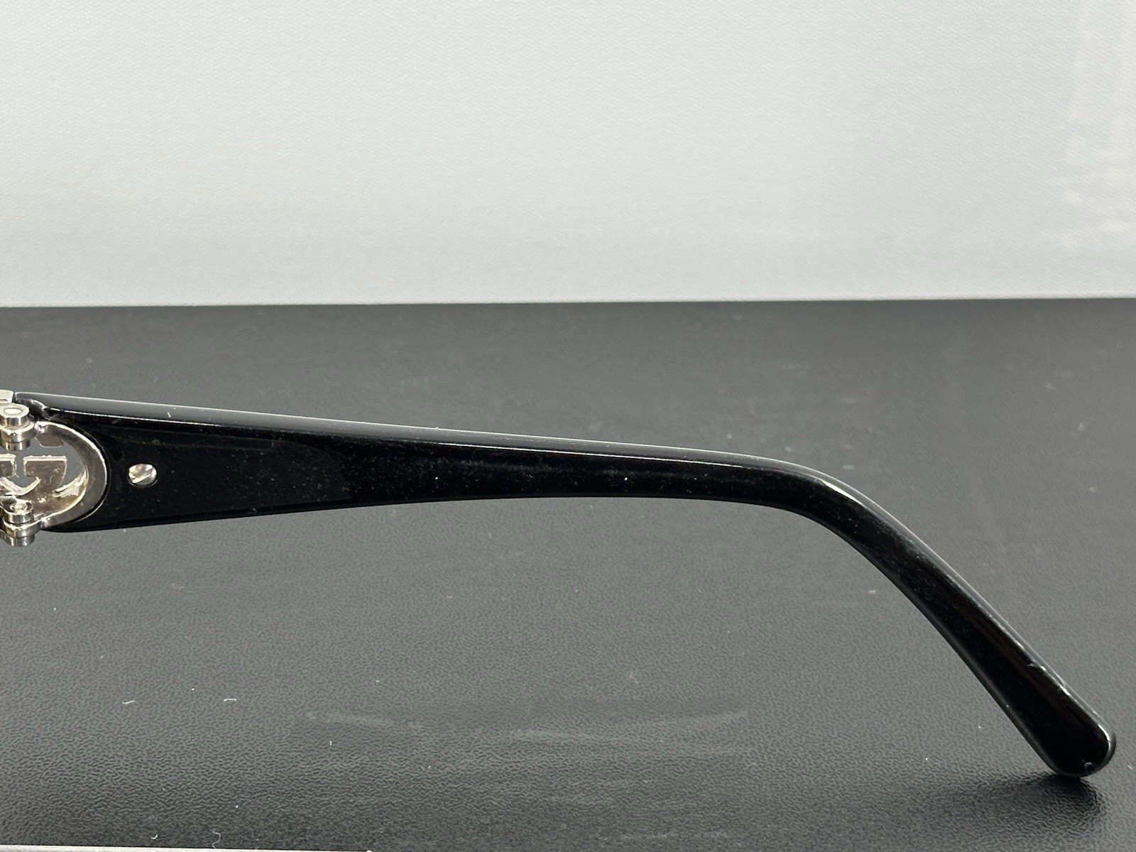 Gucci Vintage Frame Crystals Interlocking GG Made In Italy 56-18-135 (C2-03)