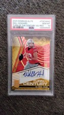 2025 Panini Donruss Elite Will Howard Red Auto /75 PSA 10 Steelers