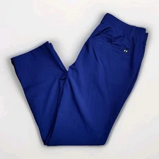 Under Armour Pants Mens 36x32 Blue UA Drive Tapered Performance Golf Stretch