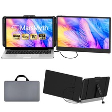 S1 Laptop Screen Extender - 14'' Portable Dual Monitor for Laptops, 1080P FHD...